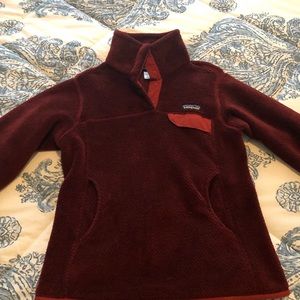 Patagonia Retool Snap Pullover Red / Burgundy
